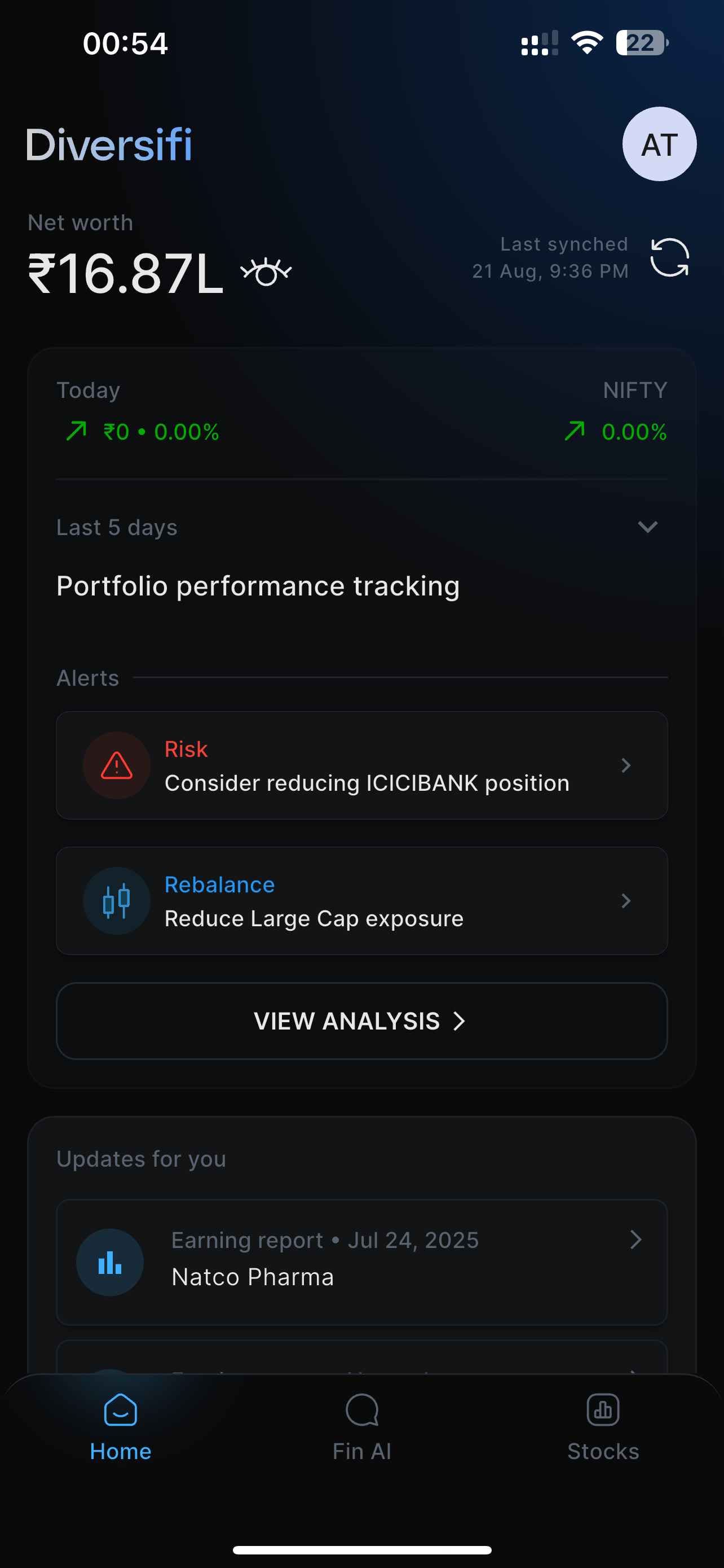 Real-Time Portfolio Intelligence
