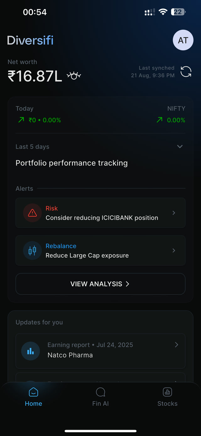 Real-Time Portfolio Intelligence
